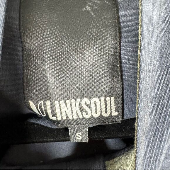 NWT Linksoul 1/4 Zip Pullover Windbreaker Jacket Navy Golf Performance Small - Picture 5 of 8
